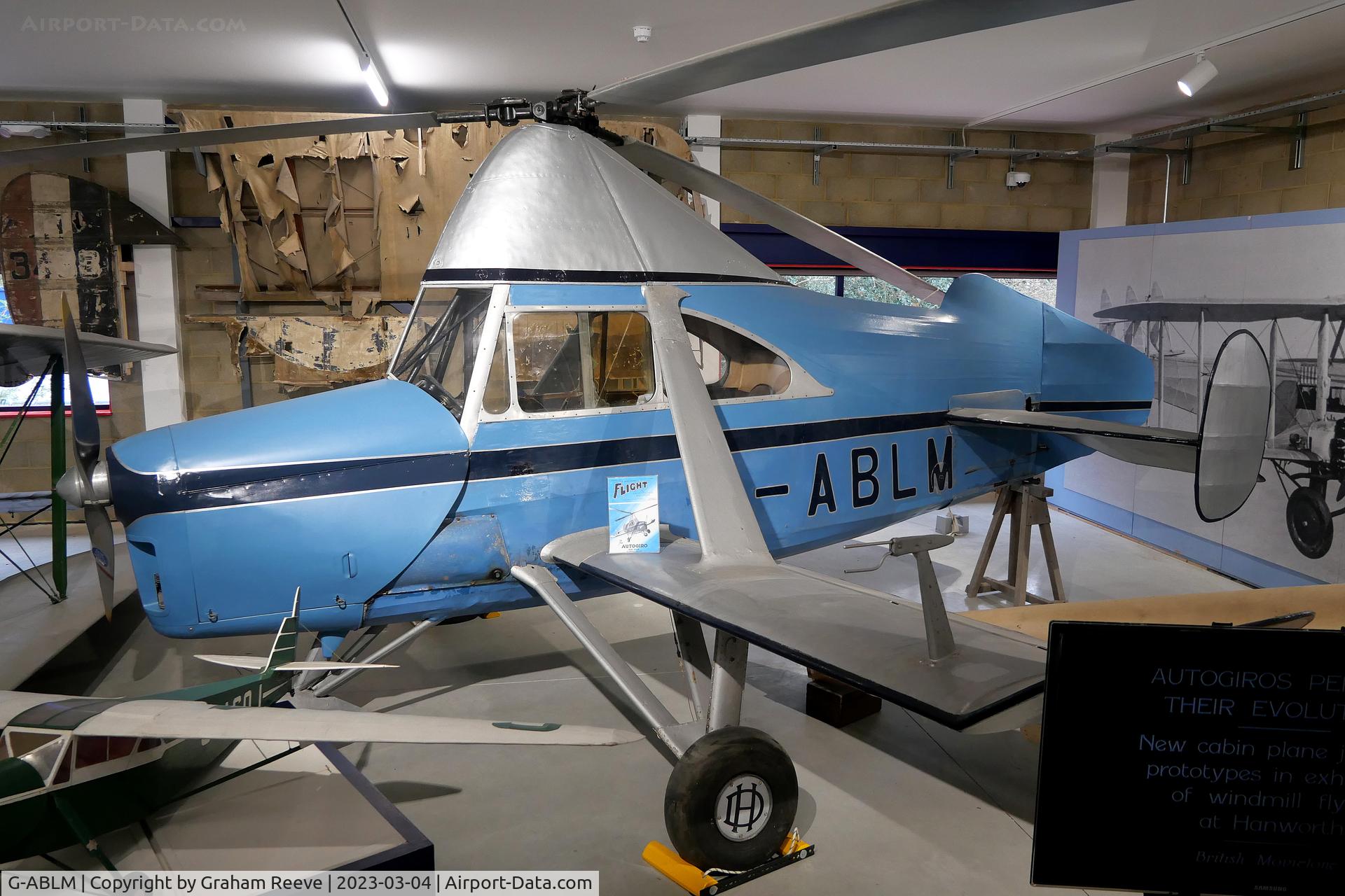 G-ABLM, De Havilland Cierva C-24 C/N 710, On display at the De Havilland Museum, London Colney.