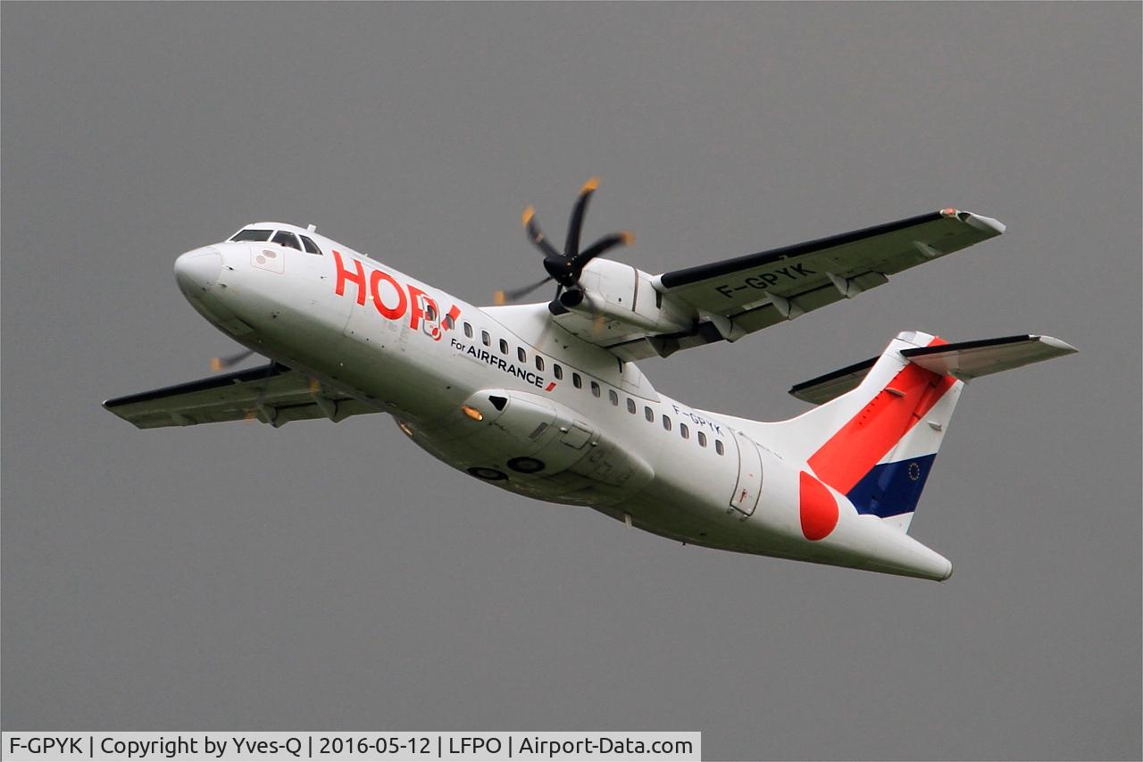 F-GPYK, 1997 ATR 42-500 C/N 537, ATR 42-500, Take off rwy 24, Paris Orly airport (LFPO - ORY)