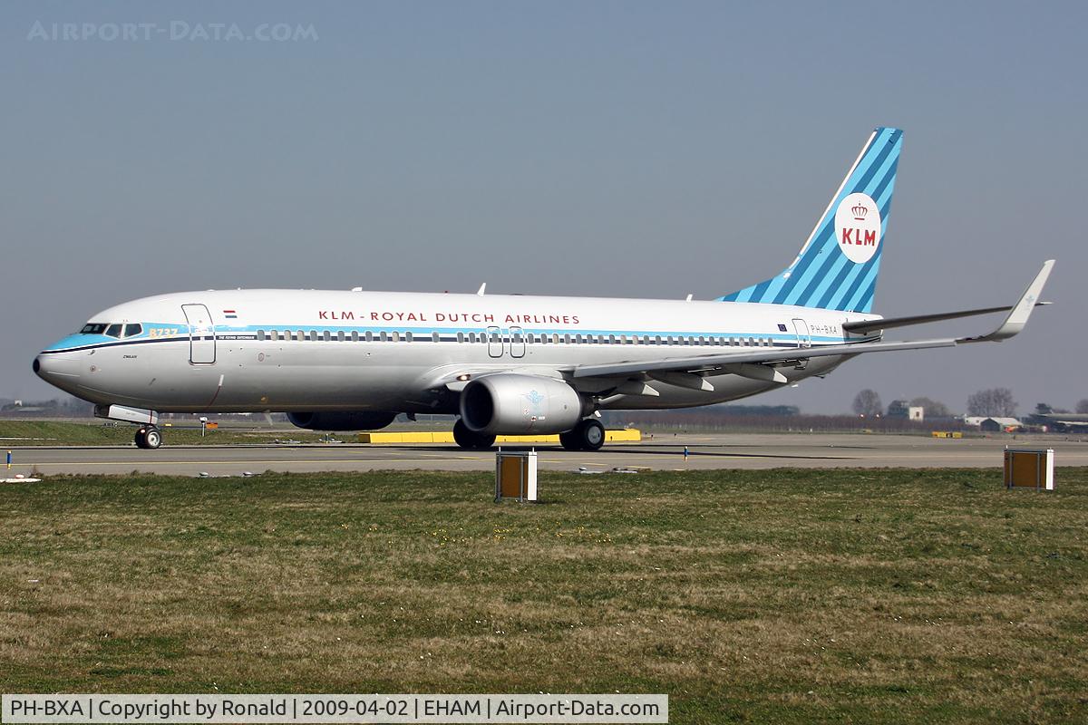 PH-BXA, 1998 Boeing 737-8K2 C/N 29131, at spl