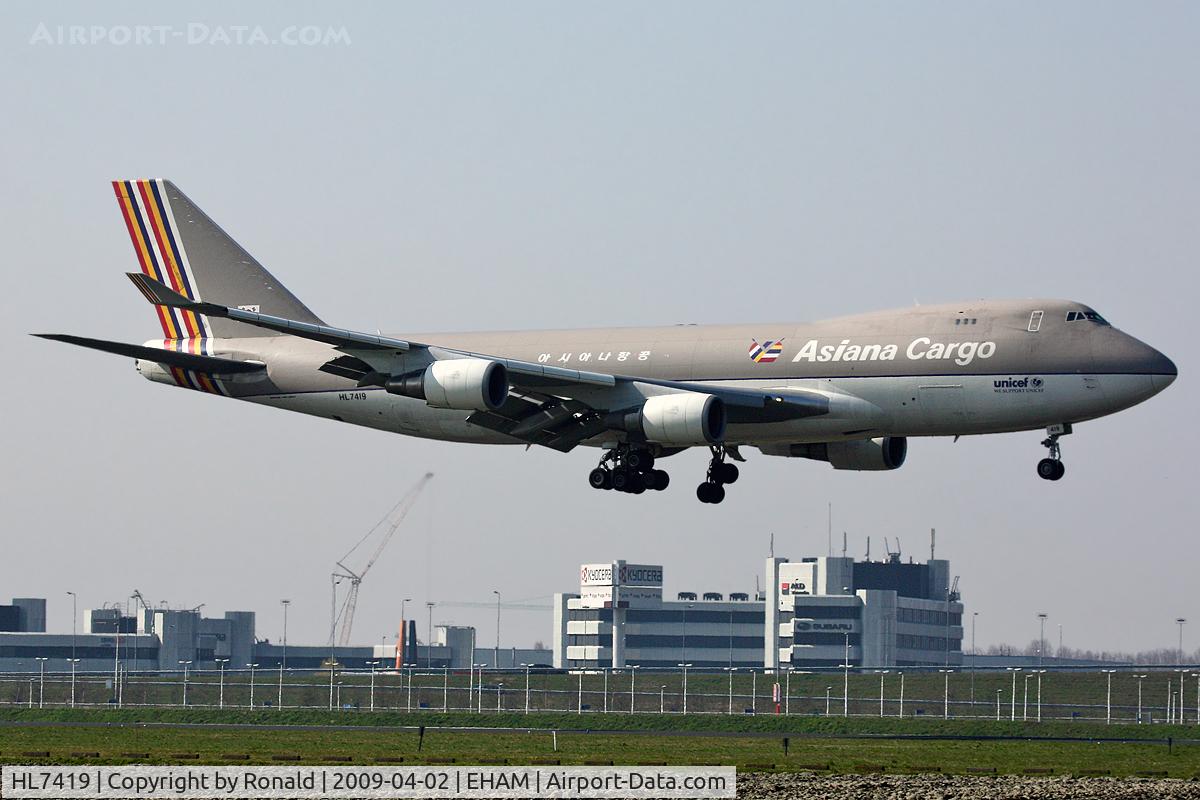 HL7419, 1994 Boeing 747-48EF (SCD) C/N 25781, at spl