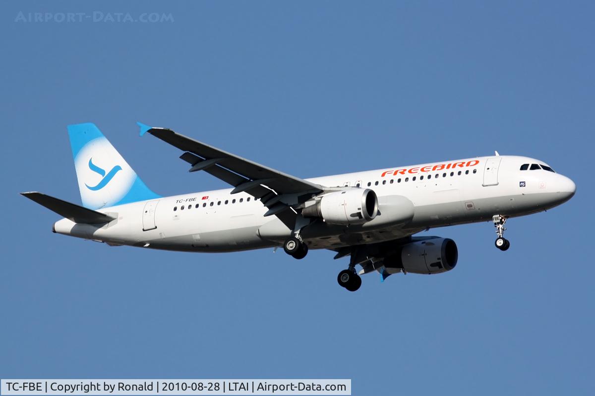 TC-FBE, 1990 Airbus A320-212 C/N 132, at ayt