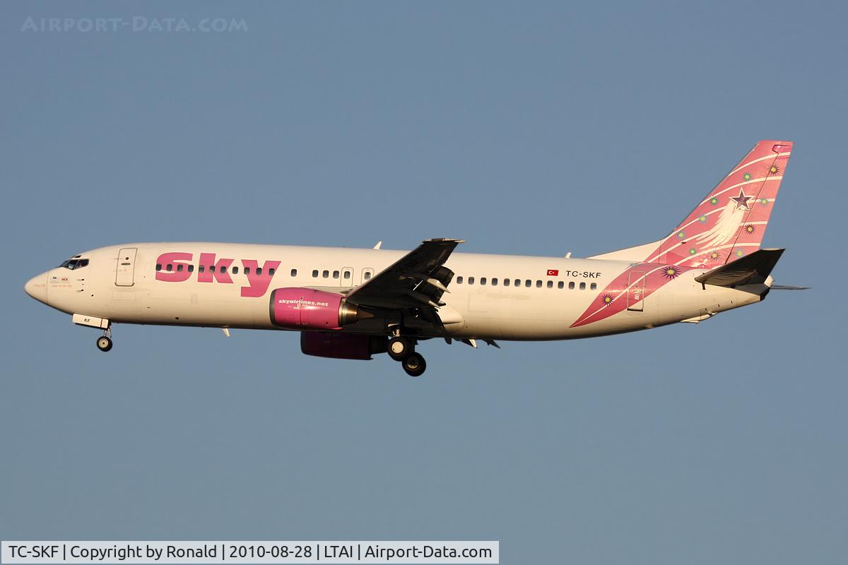 TC-SKF, 1993 Boeing 737-4Q8 C/N 26291/2513, at ayt