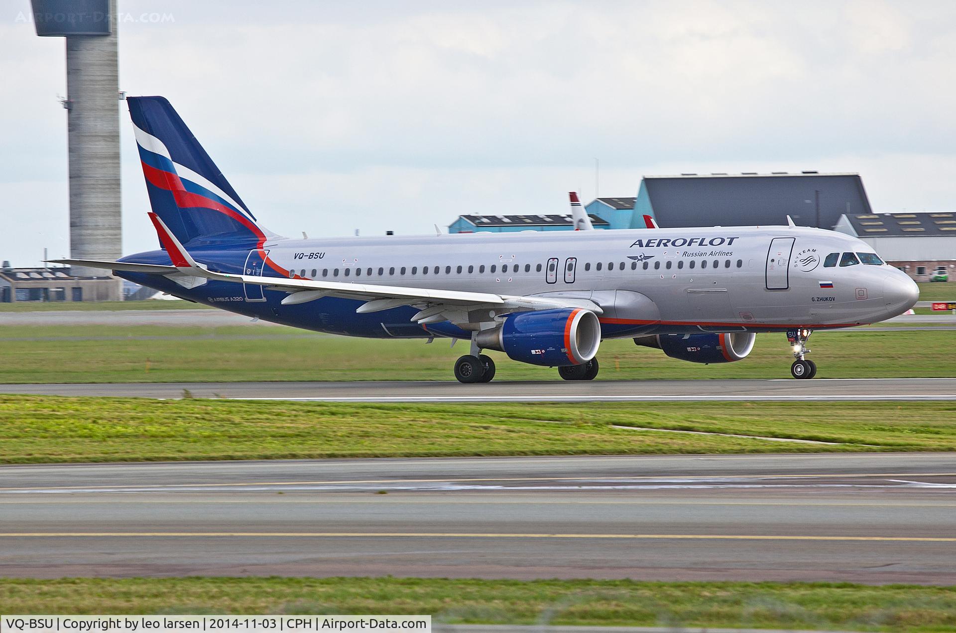 VQ-BSU, 2014 Airbus A320-214 C/N 6090, Copenhagen 3.11.2014