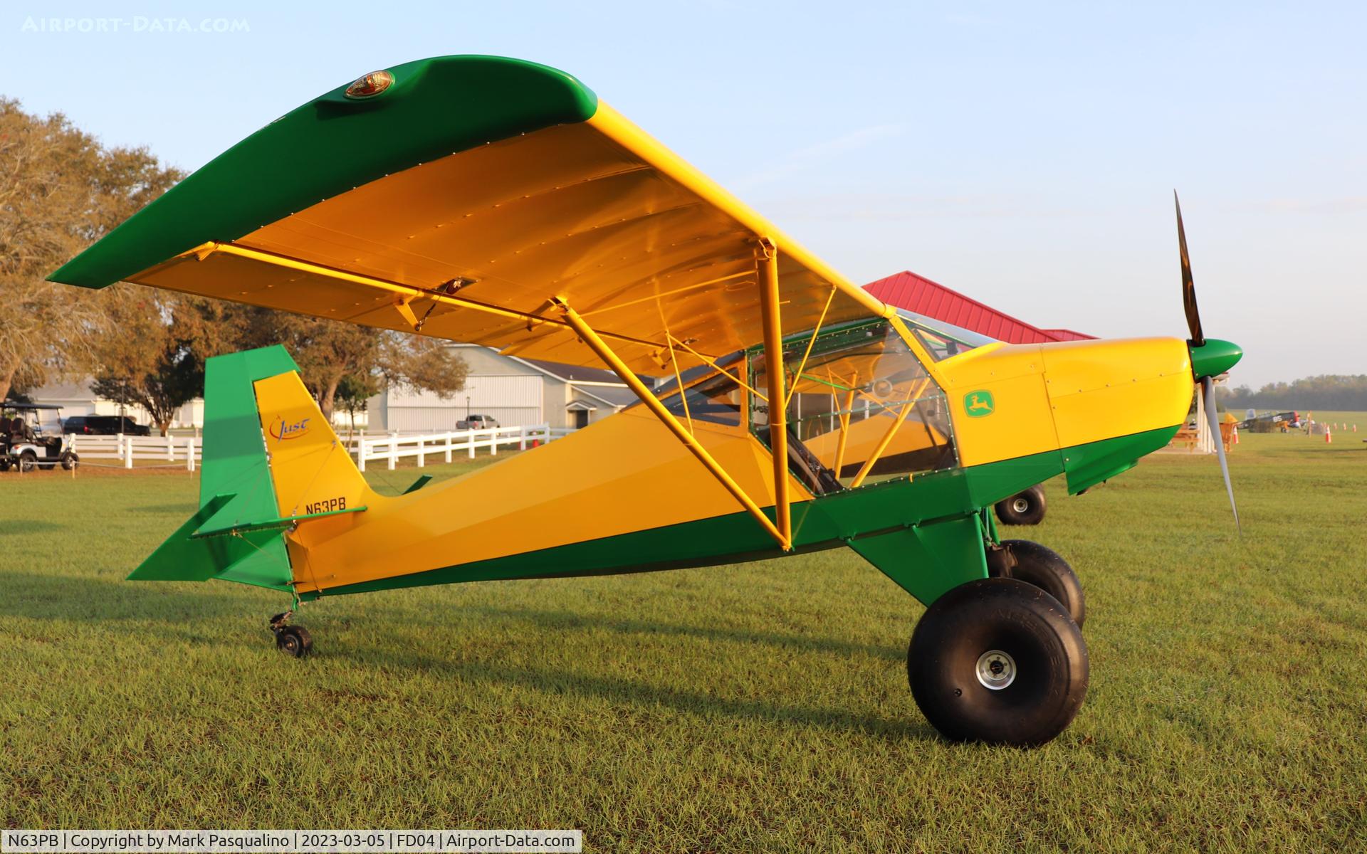 N63PB, 2013 Just Highlander C/N JA-2860113, Just Aircraft Highlander