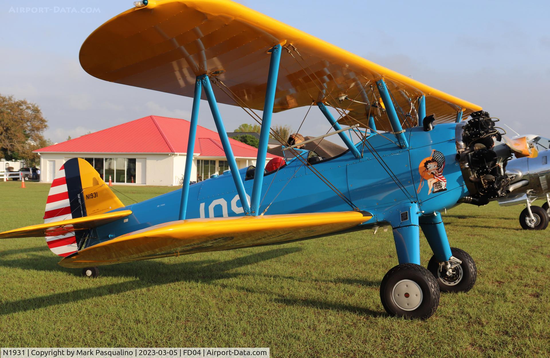 N1931, 1943 Boeing A75N1(PT17) C/N 75-8777, Stearman
