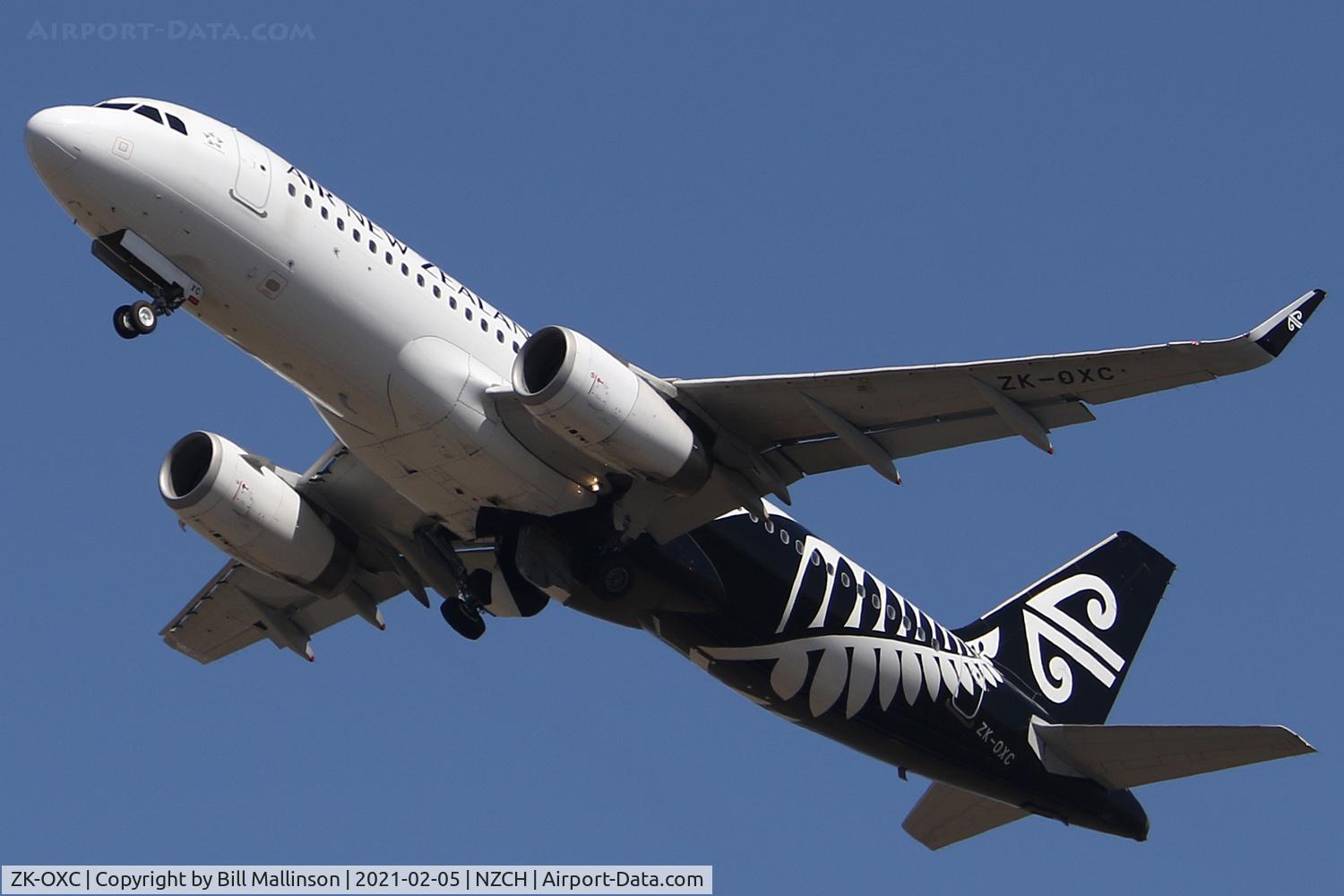 ZK-OXC, 2013 Airbus A320-232 C/N 5847, NZ542 to AKL
