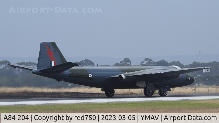 A84-204, 1954 English Electric Canberra T.21 C/N 4, Canberra at Avalon Air Show
