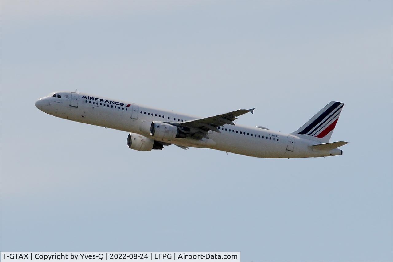F-GTAX, 2009 Airbus A321-212 C/N 3930, Airbus A321-212, Climbing from rwy 08L, Roissy Charles De Gaulle airport (LFPG-CDG)