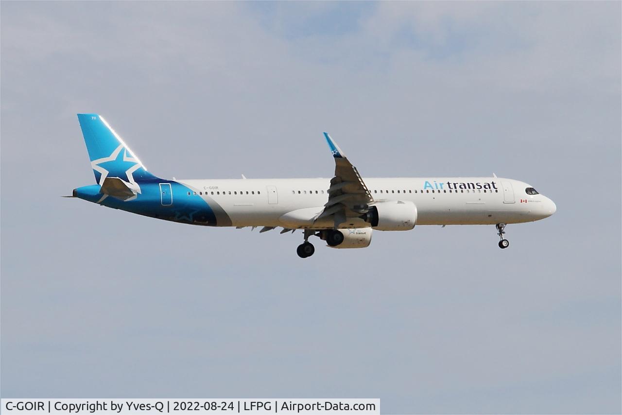 C-GOIR, 2022 Airbus A321-271NX C/N 10866, Airbus 321-271NXLR, On final rwy 09L, Roissy Charles De Gaulle airport (LFPG-CDG)