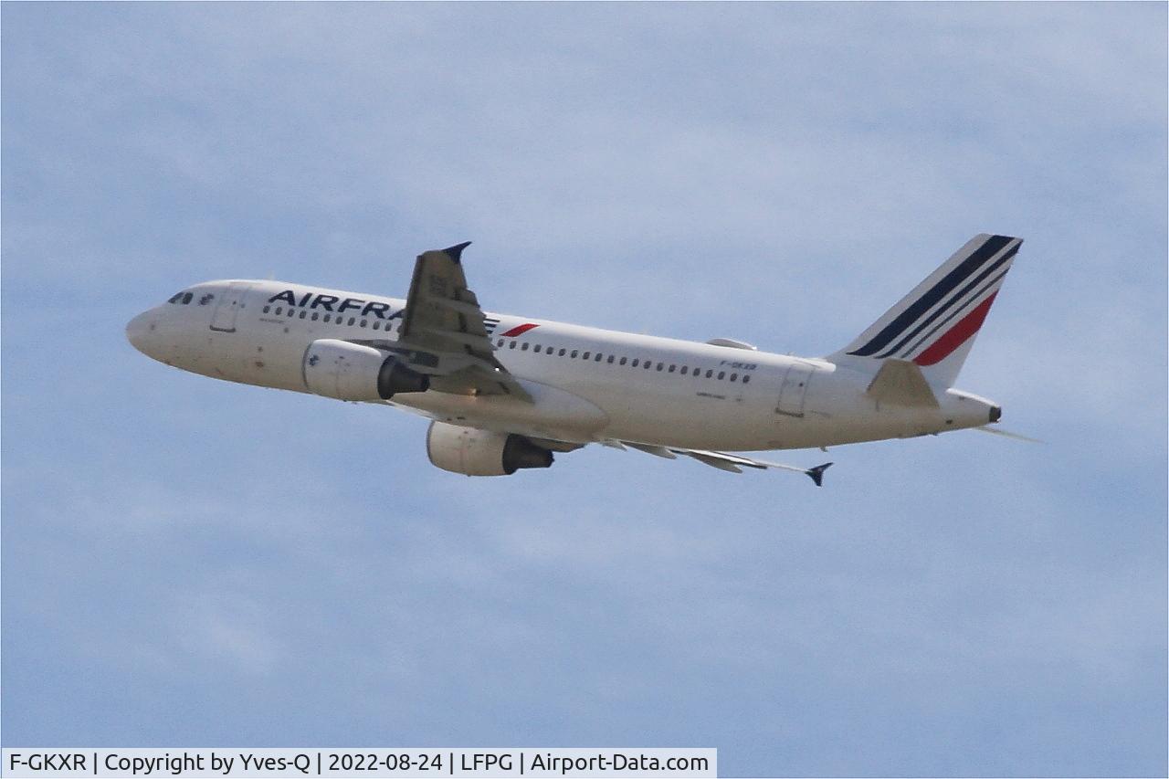 F-GKXR, 2009 Airbus A320-214 C/N 3795, Airbus A320-214, Take off rwy 08L, Roissy Charles De Gaulle airport (LFPG-CDG)