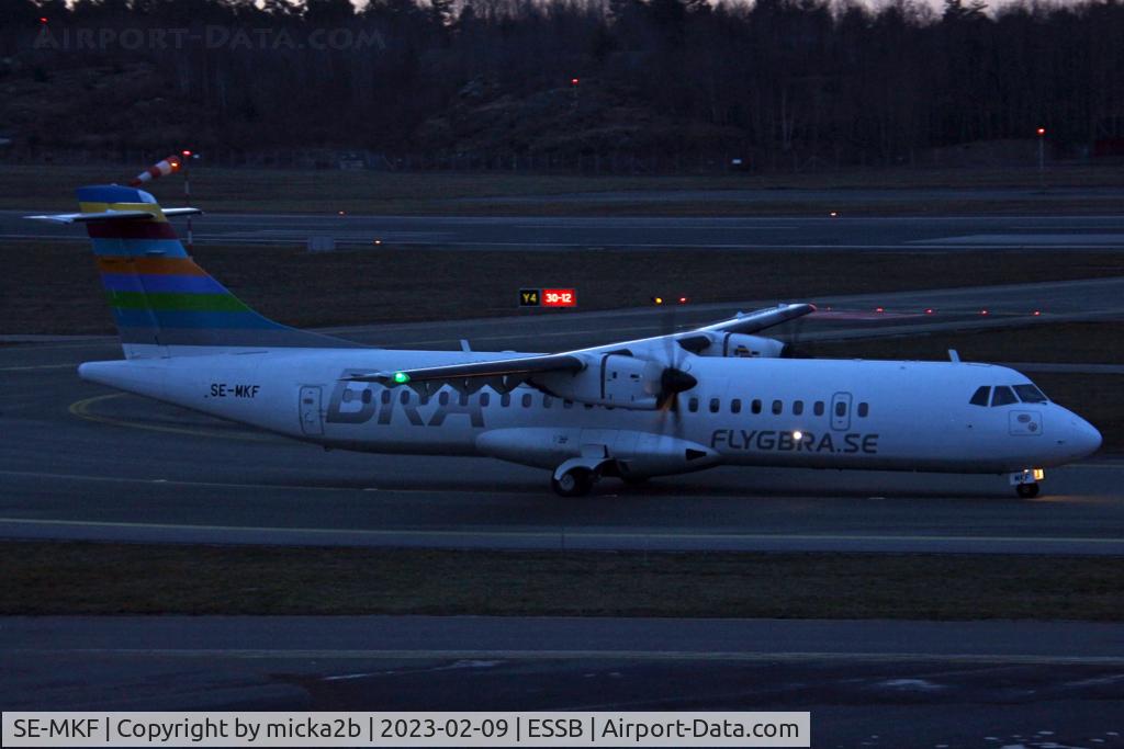 SE-MKF, 2016 ATR 72-600 (72-212A) C/N 1357, Taxiing