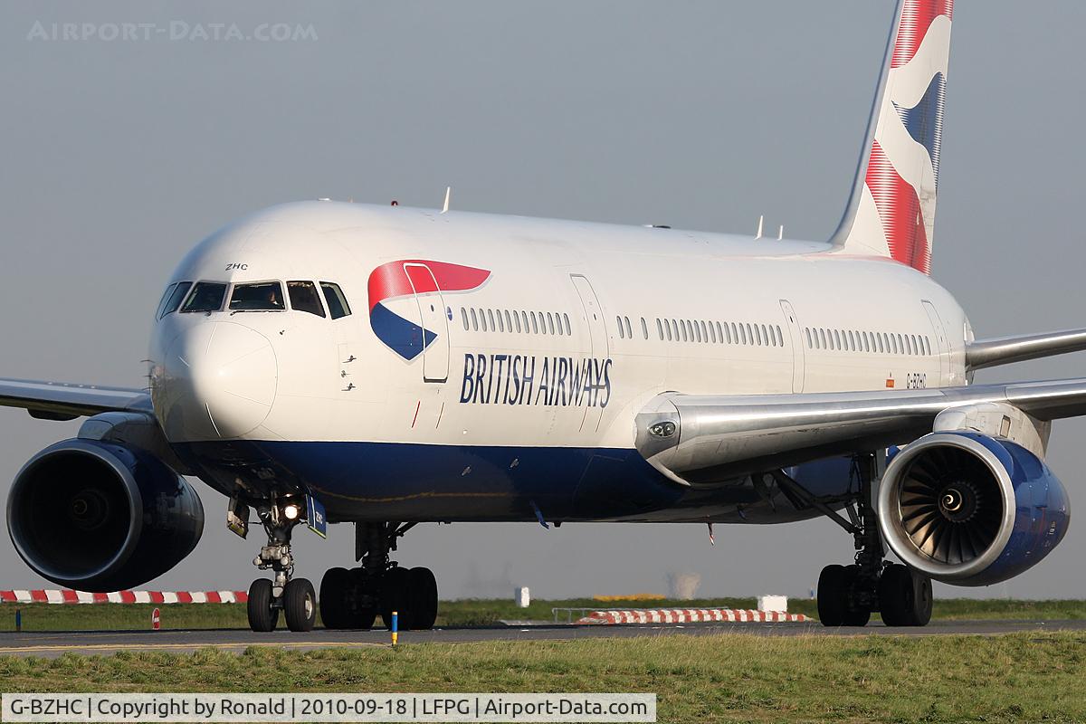 G-BZHC, 1998 Boeing 767-336 C/N 29232, at cdg