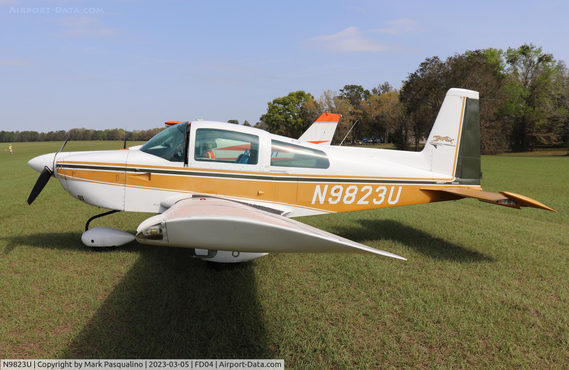 N9823U, 1976 Grumman American AA-5A Cheetah C/N AA5A0223, Grumman American AA-5A