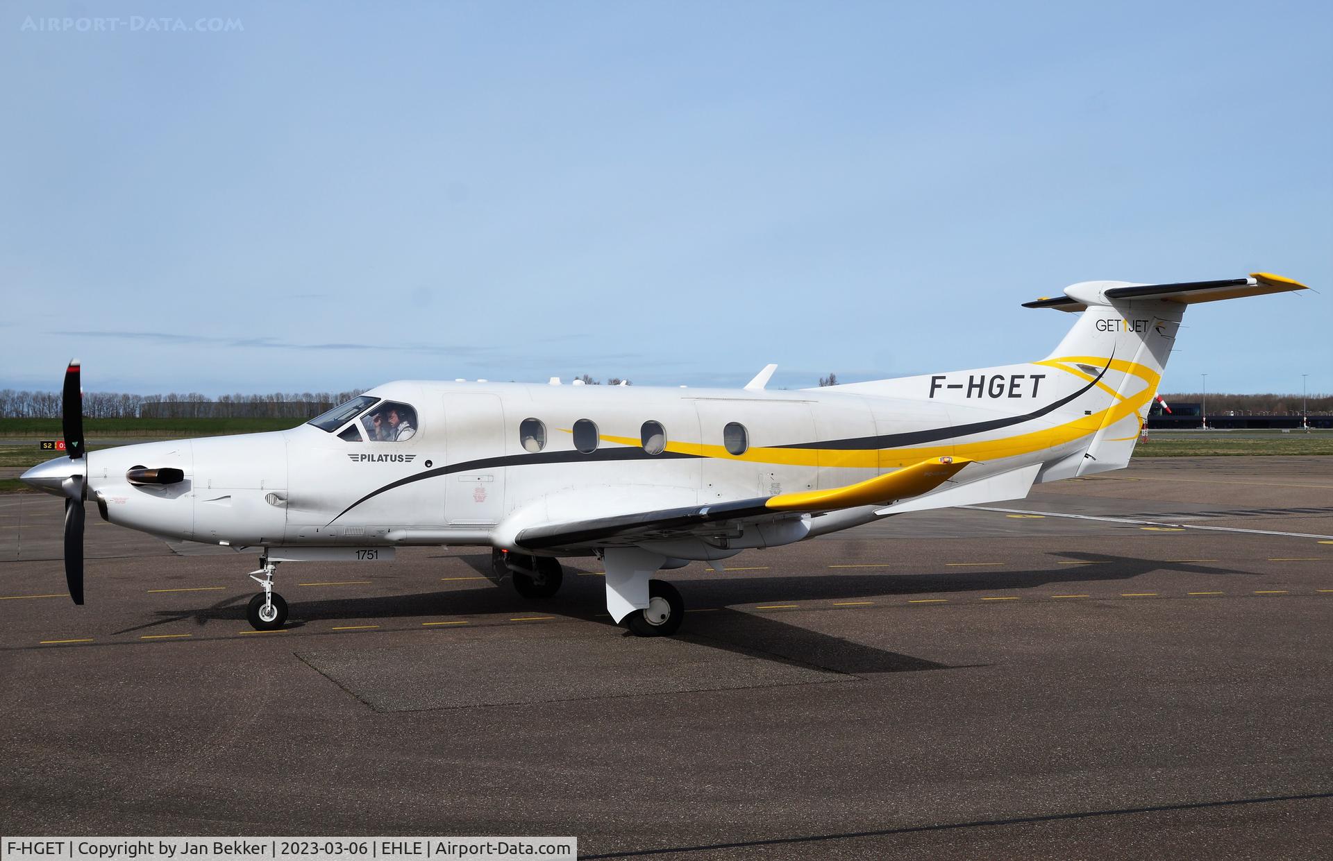 F-HGET, 2017 Pilatus PC-12/47E C/N 1751, Lelystad Airport