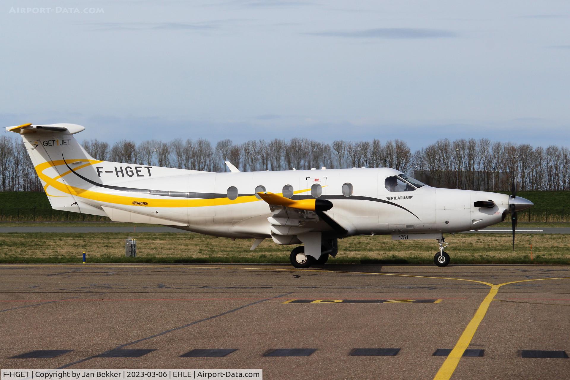 F-HGET, 2017 Pilatus PC-12/47E C/N 1751, Lelystad Airport