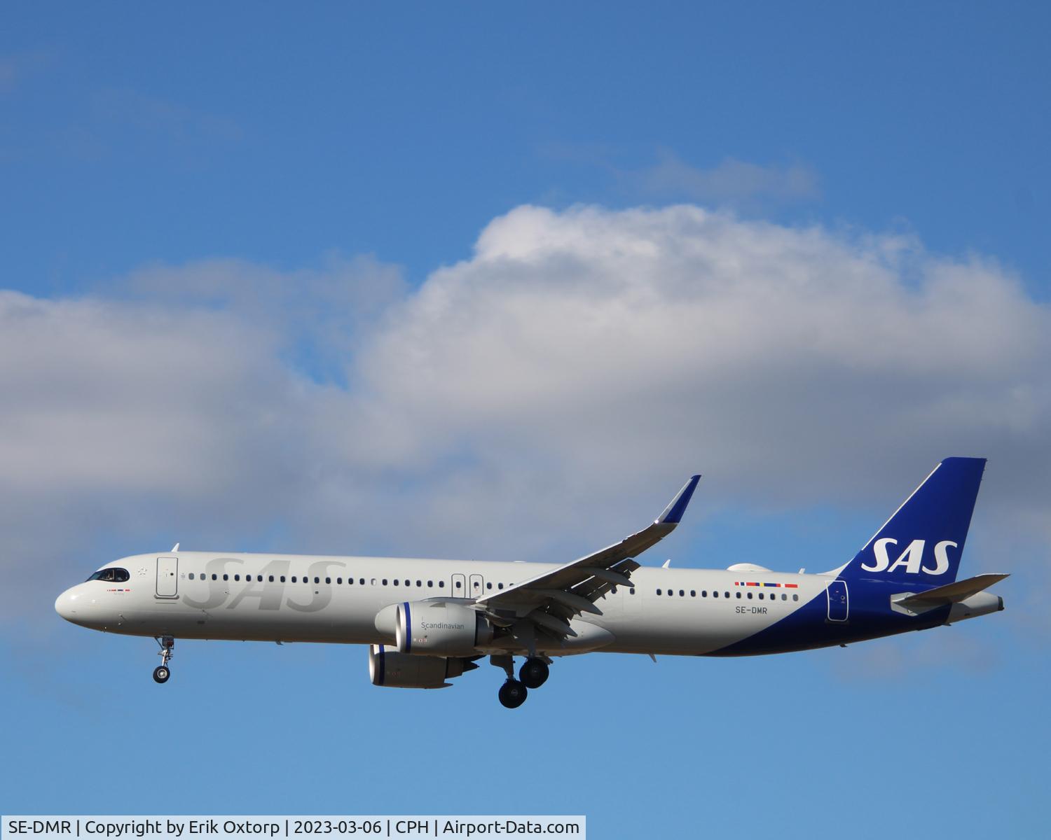 SE-DMR, 2021 Airbus A321-253NX C/N 10408, SE-DMR landing rw 22L