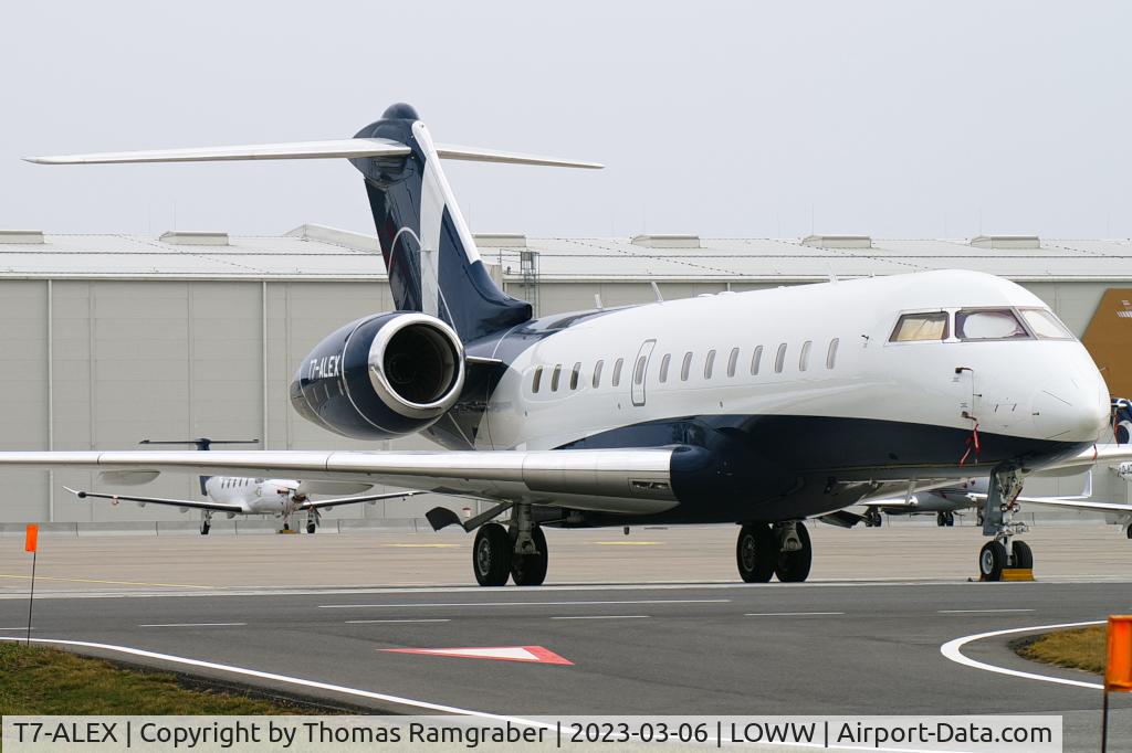 T7-ALEX, Bombardier BD-700-1A11 Global 5000 C/N 9168, private Bombardier Global 5000