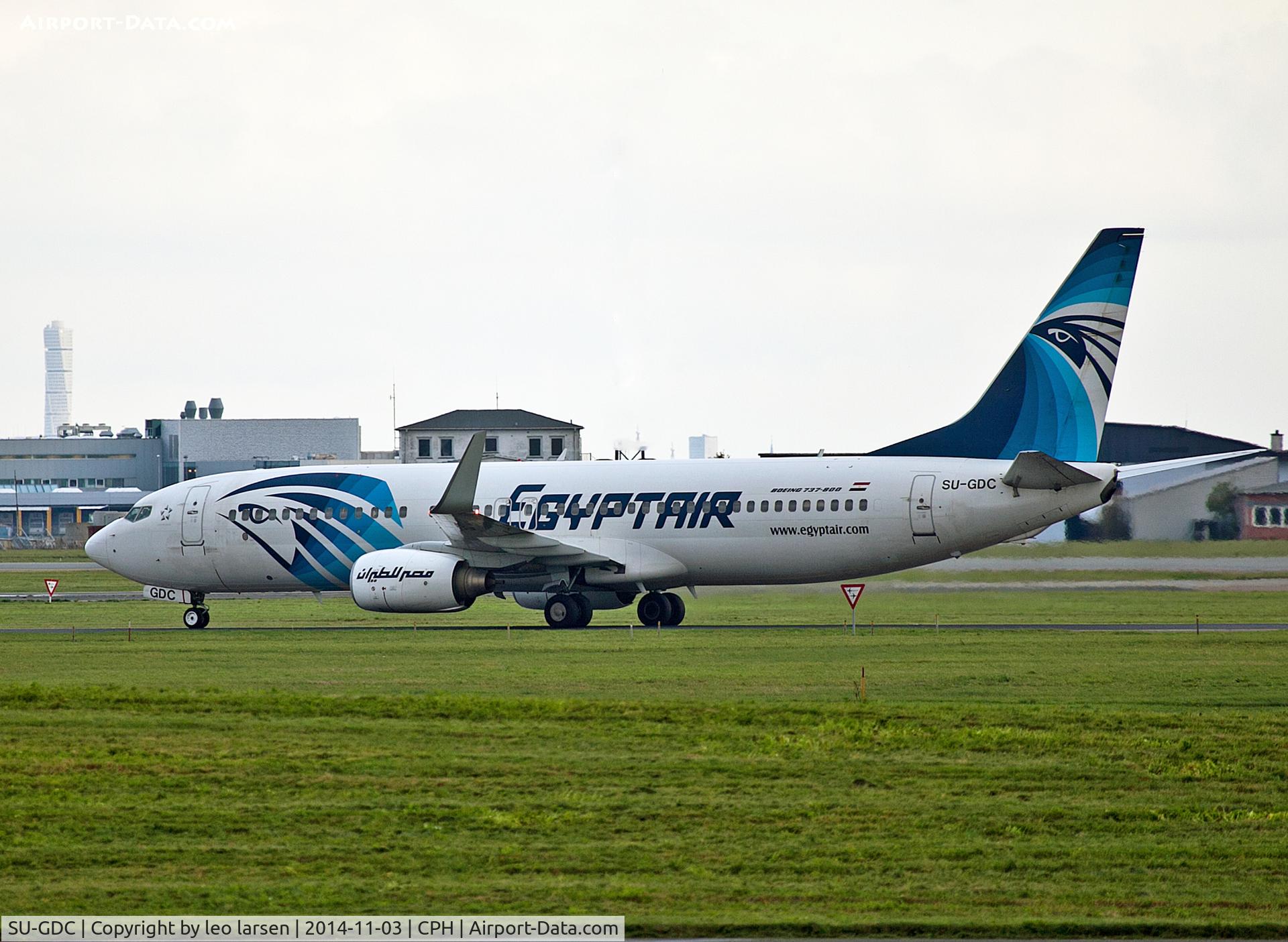 SU-GDC, 2009 Boeing 737-866 C/N 35564, Copenhagen 3.11.2014