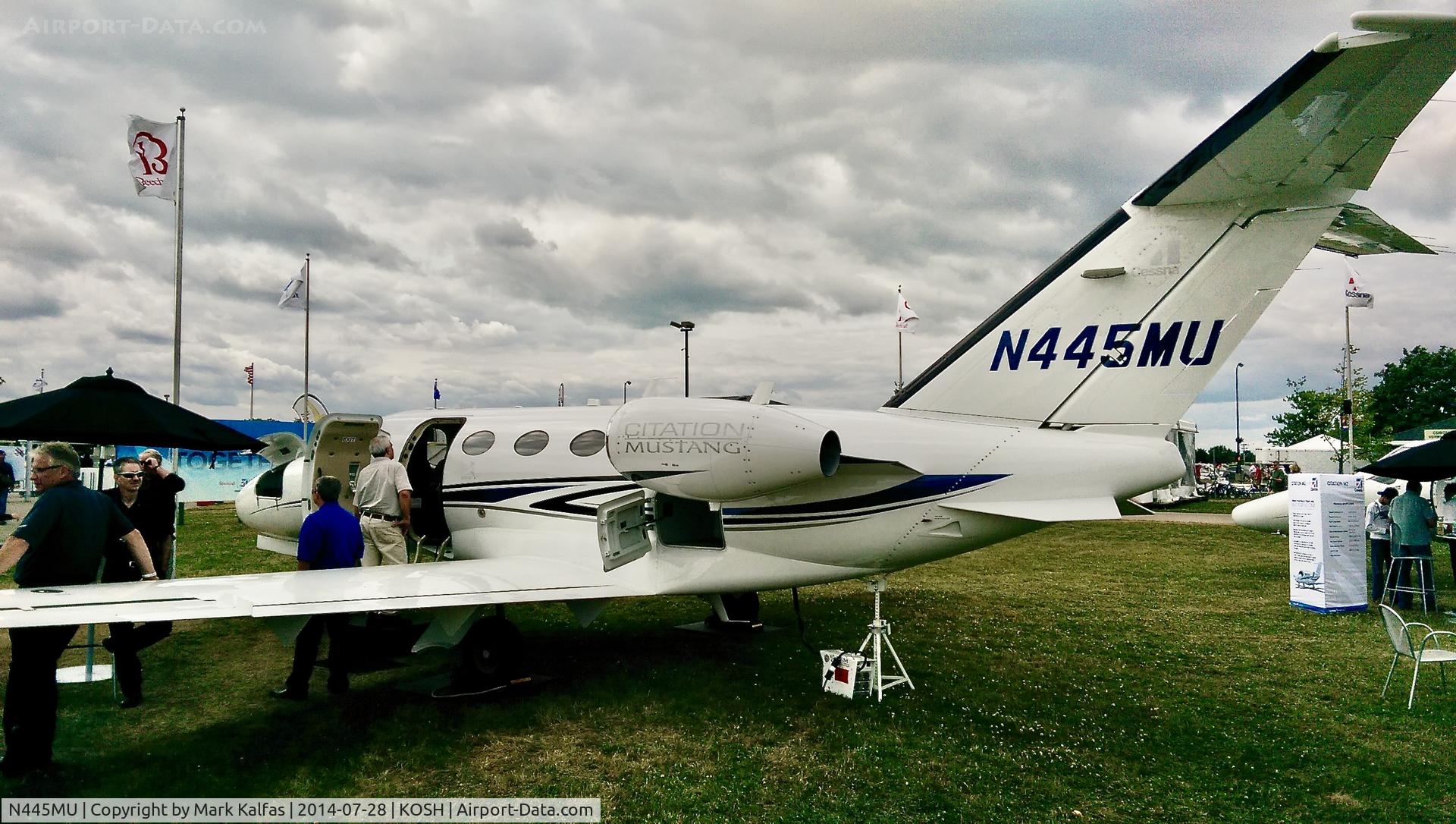 N445MU, 2013 Cessna 510 Citation Mustang Citation Mustang C/N 510-0445, 2013 Cessna 510 Citation Mustang, N445MU at OSH.