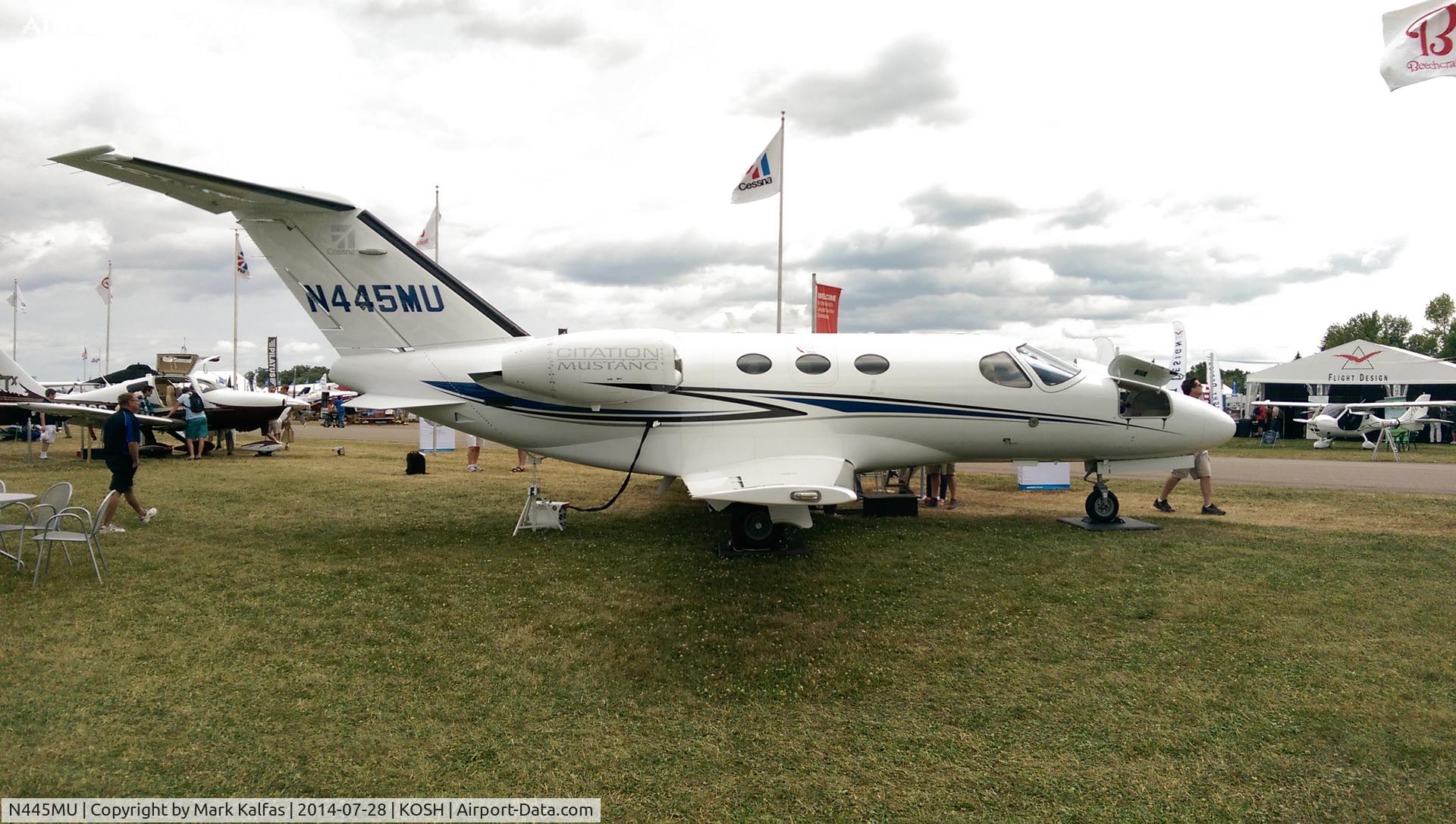 N445MU, 2013 Cessna 510 Citation Mustang Citation Mustang C/N 510-0445, 2013 Cessna 510 Citation Mustang, N445MU at OSH.