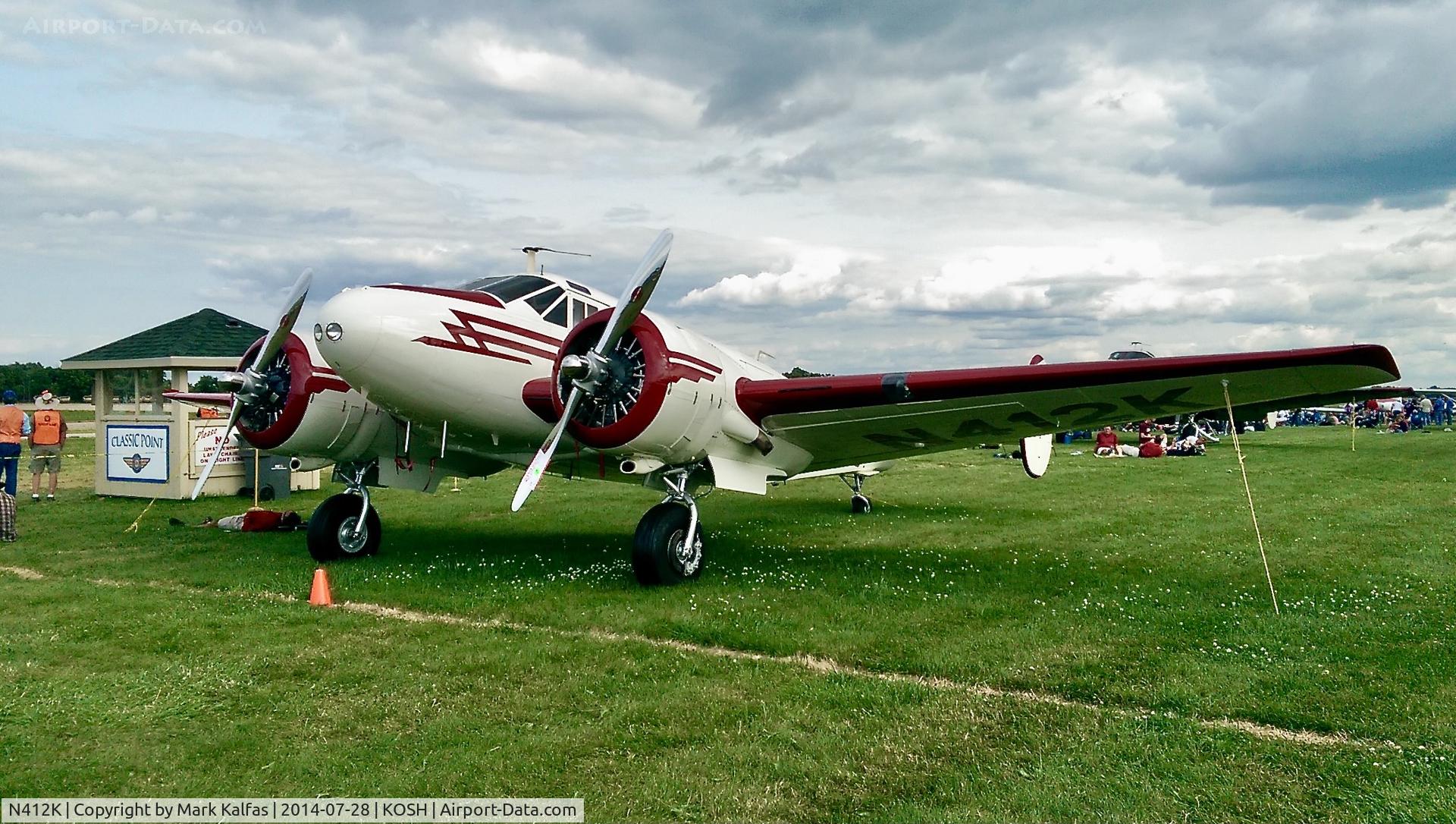 N412K, 1946 Beech D18S C/N A-263, 1946 Beech D18S, N412K
