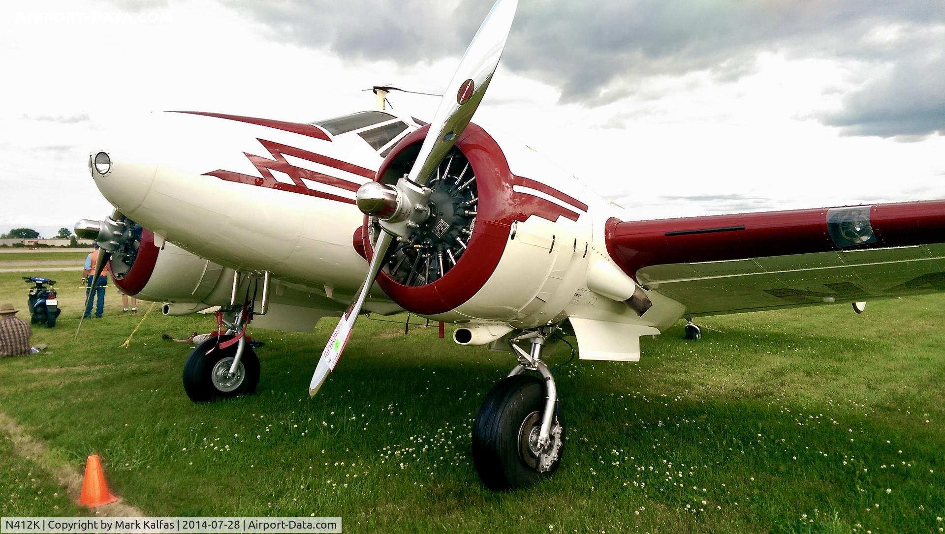 N412K, 1946 Beech D18S C/N A-263, 1946 Beech D18S, N412K