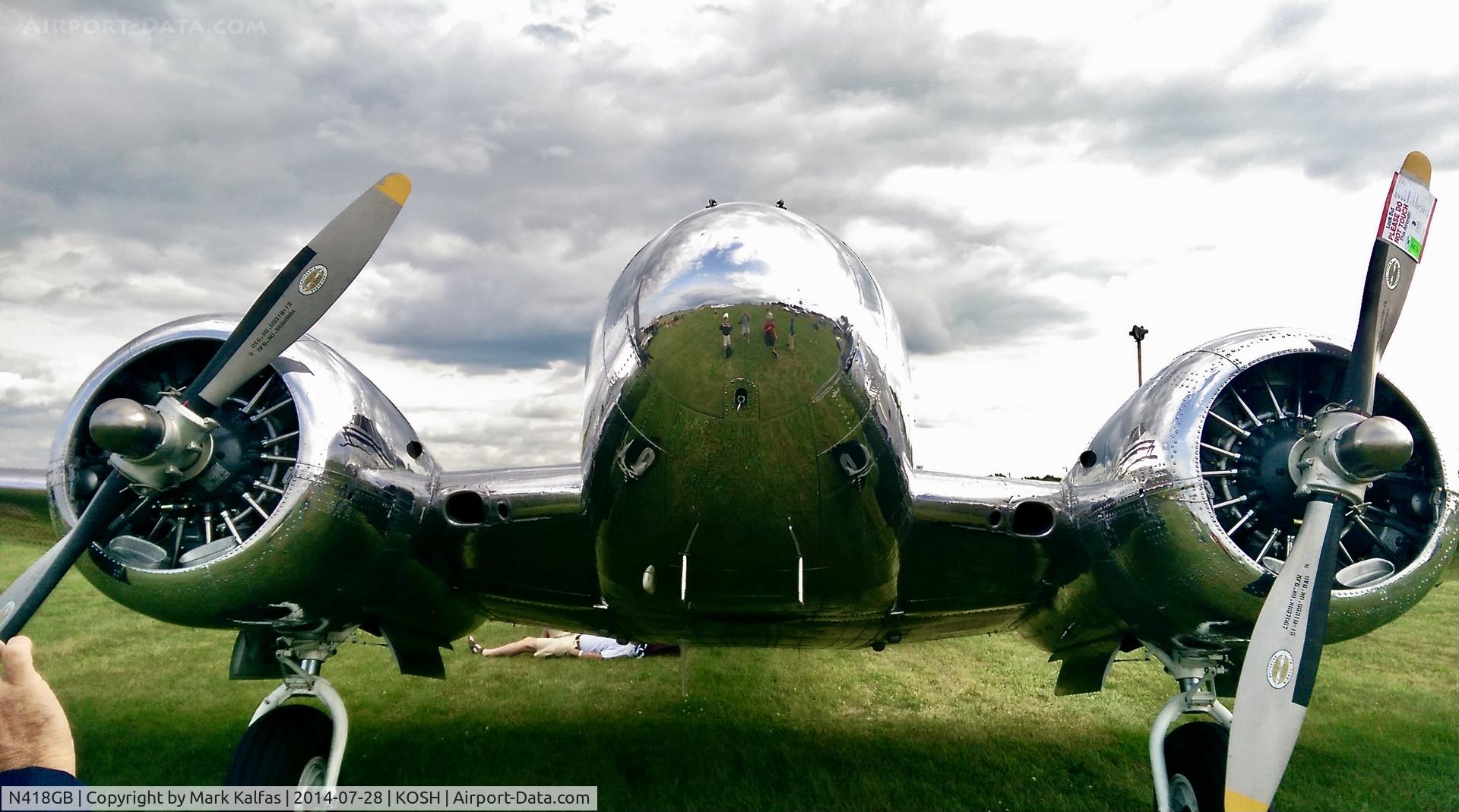 N418GB, 1944 Beech TC-45J C/N 76755, Beech 18/TC-45J, N418GB at OSH