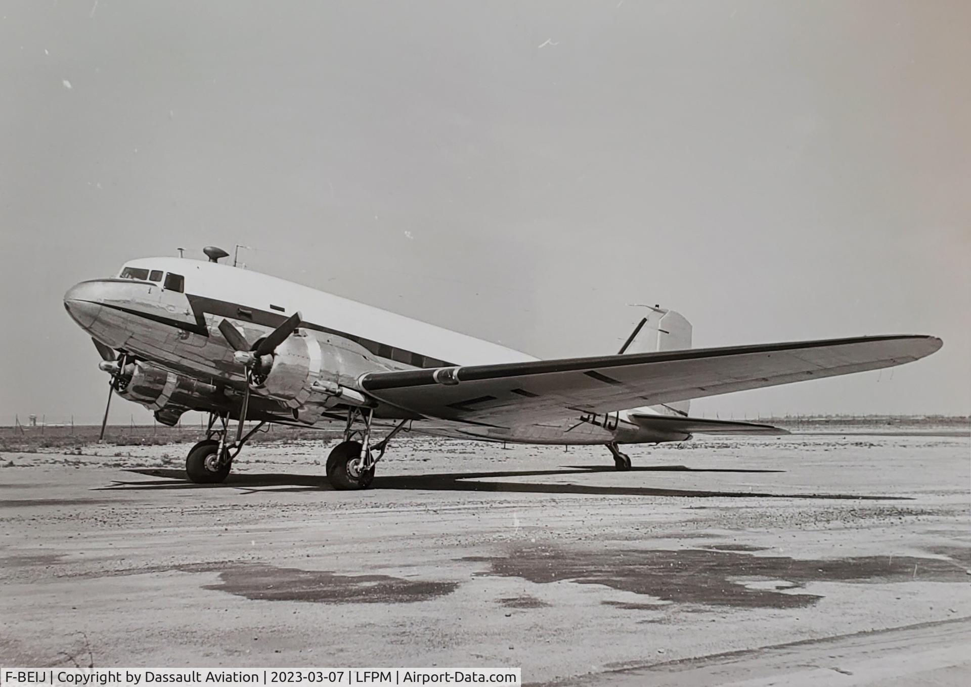 F-BEIJ, 1945 Douglas DC3C-S1C3G (C-47B) C/N 15806, Pic taken at Melun-Villaroche, France