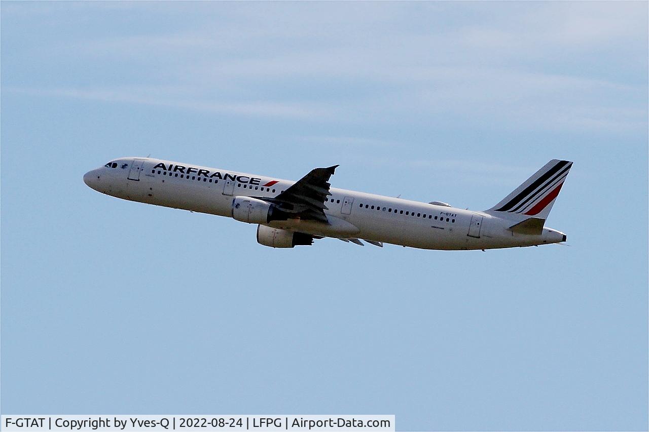 F-GTAT, 2008 Airbus A321-211 C/N 3441, Airbus A321-211, Climbing from rwy 08L, Roissy Charles De Gaulle airport (LFPG-CDG)