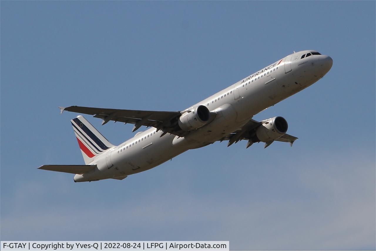 F-GTAY, 2010 Airbus A321-212 C/N 4251, Airbus A321-212, Climbing from rwy 09R, Roissy Charles De Gaulle airport (LFPG-CDG)