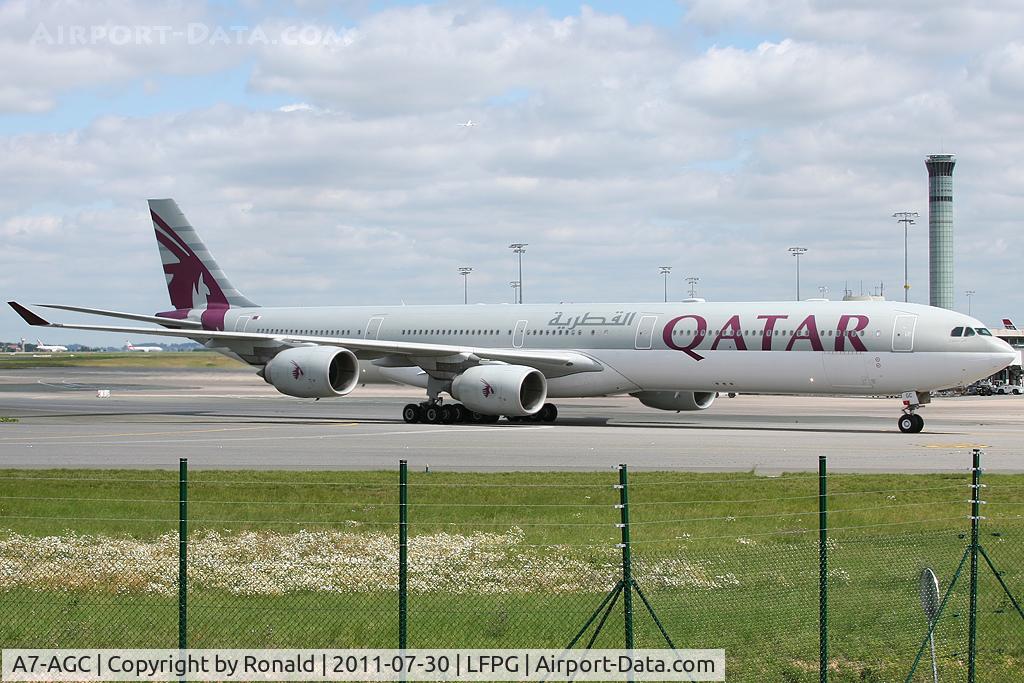 A7-AGC, 2006 Airbus A340-642 C/N 766, at cdg