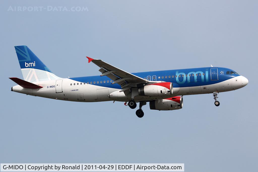 G-MIDO, 2002 Airbus A320-232 C/N 1987, at fra