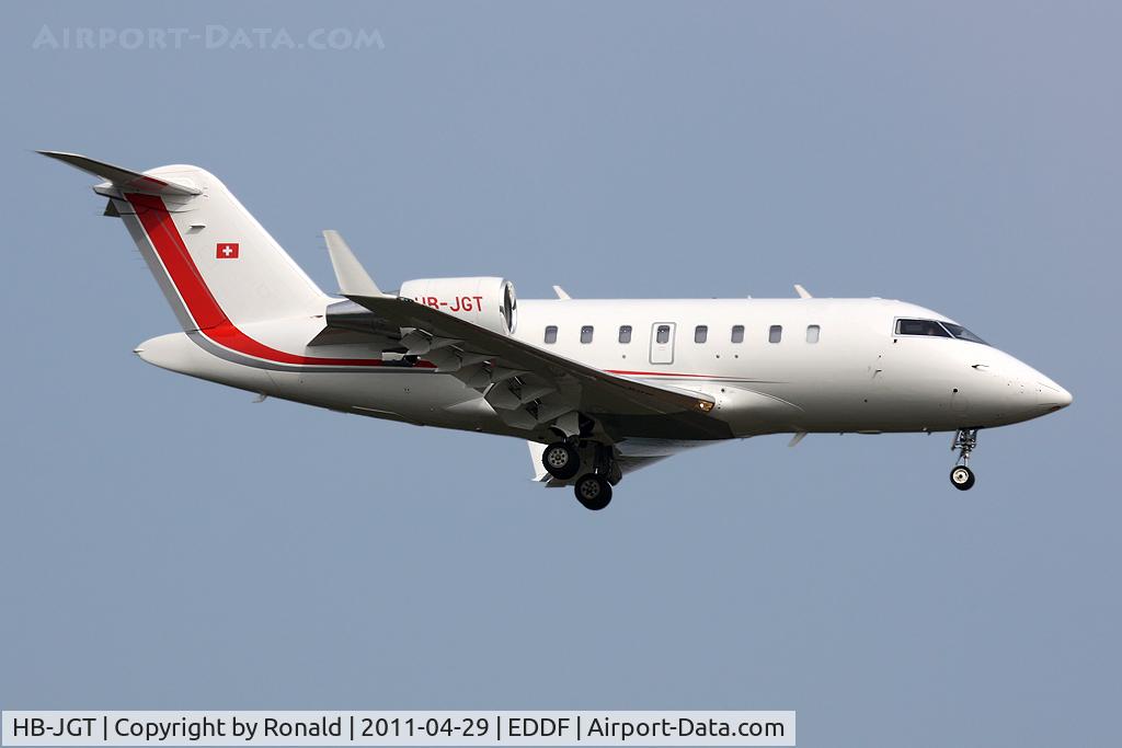 HB-JGT, 2008 Bombardier Challenger 605 (CL-600-2B16) C/N 5736, at fra