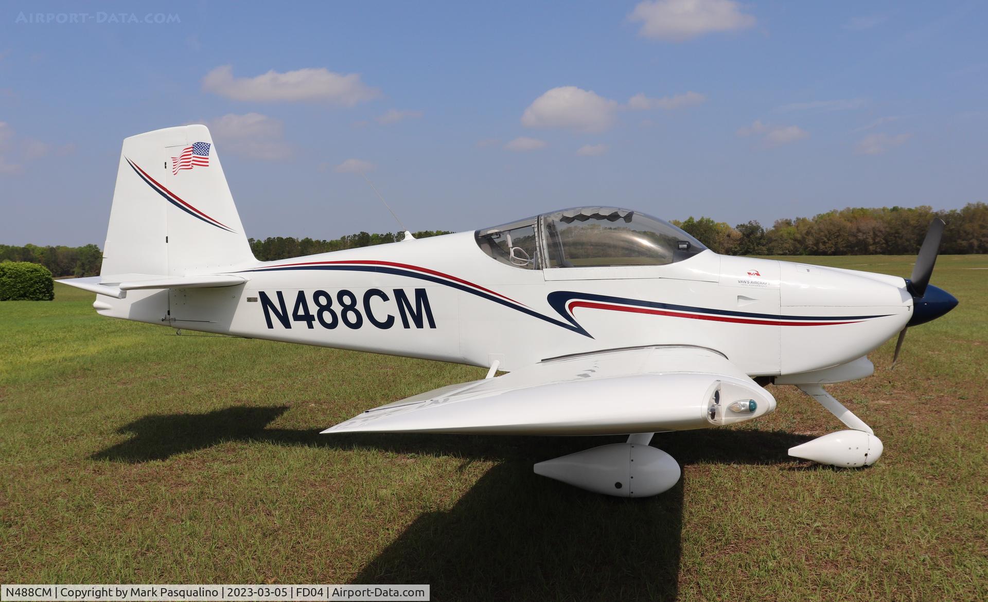 N488CM, 2011 Vans RV-7A C/N 73322, Vans RV-7A