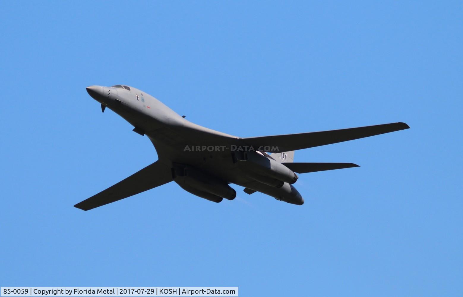 85-0059, 1985 Rockwell B-1B Lancer C/N 19, USAF B-1B zx