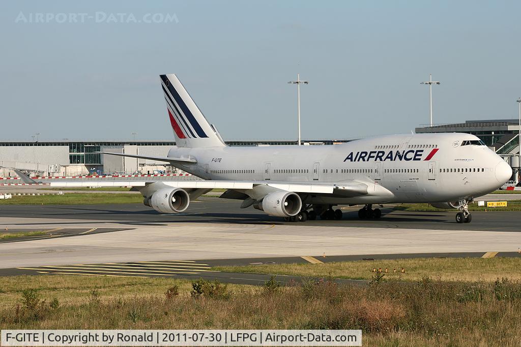 F-GITE, 1992 Boeing 747-428 C/N 25601, at cdg