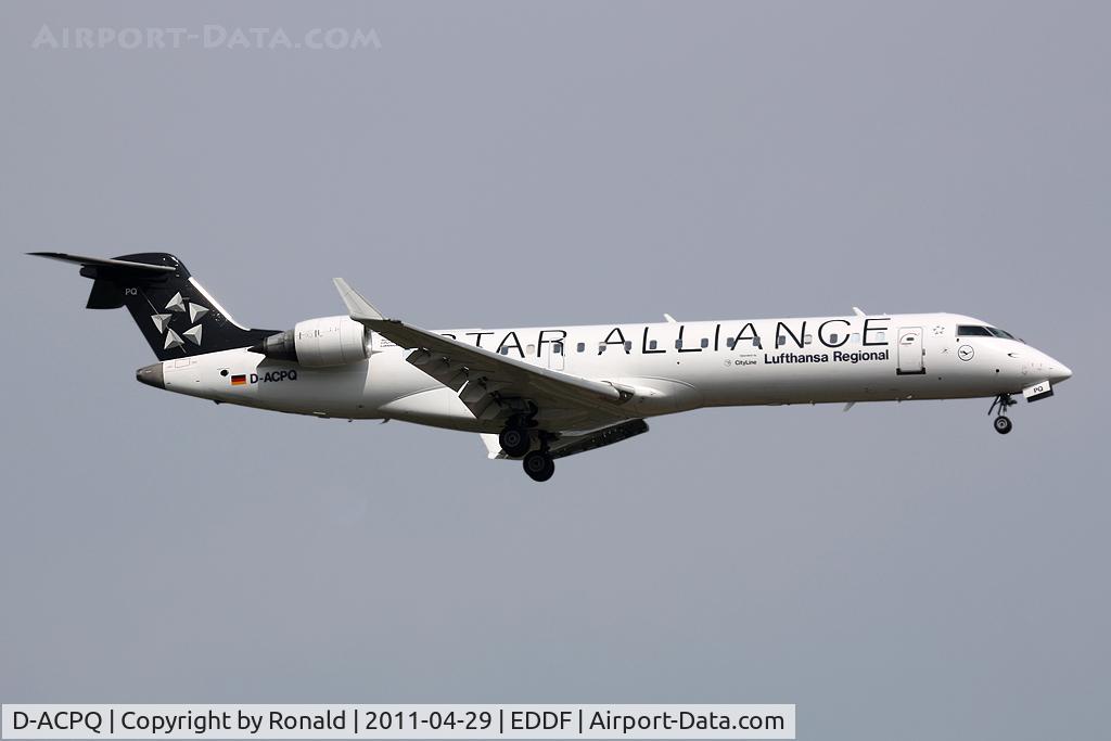 D-ACPQ, 2003 Canadair CRJ-700 (CL-600-2C10) Regional Jet C/N 10091, at fra