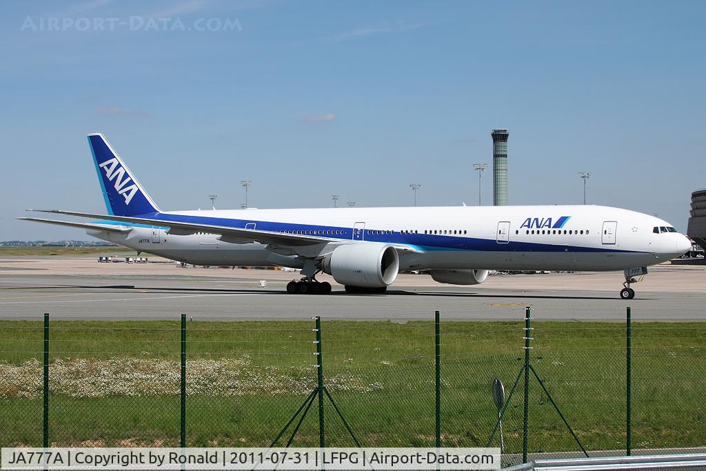 JA777A, 2006 Boeing 777-381/ER C/N 32650, at cdg