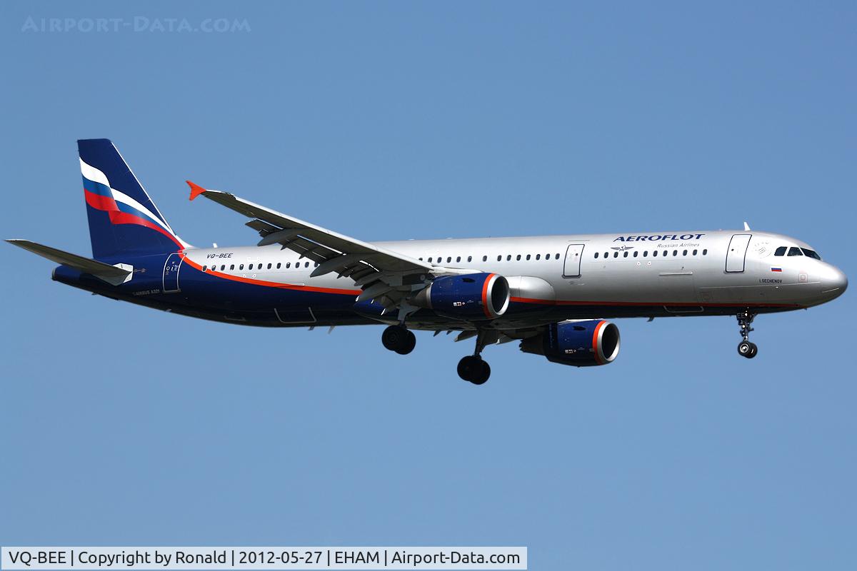 VQ-BEE, 2009 Airbus A321-211 C/N 4099, at spl