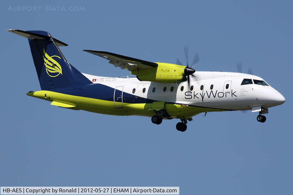 HB-AES, 1995 Dornier 328-110 C/N 3021, at spl