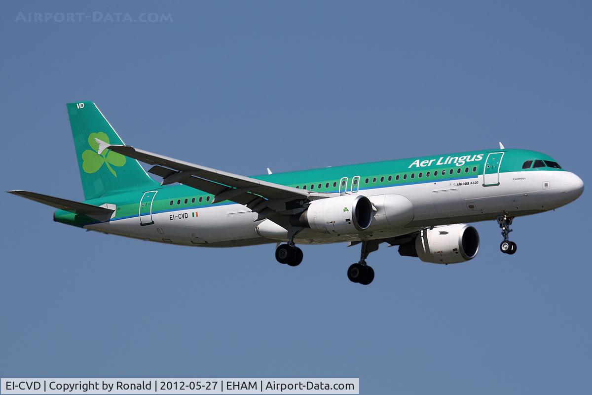 EI-CVD, 2001 Airbus A320-214 C/N 1467, at spl