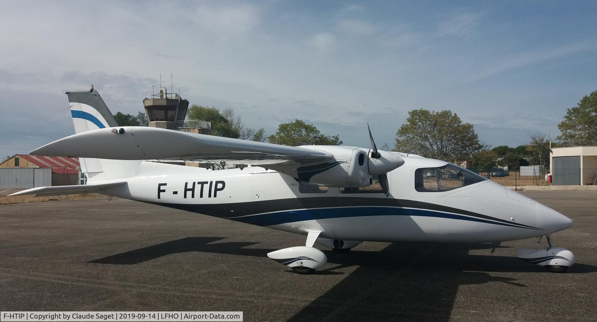 F-HTIP, 1976 Partenavia P-68B Victor C/N 69, Pic taken at Aubenas