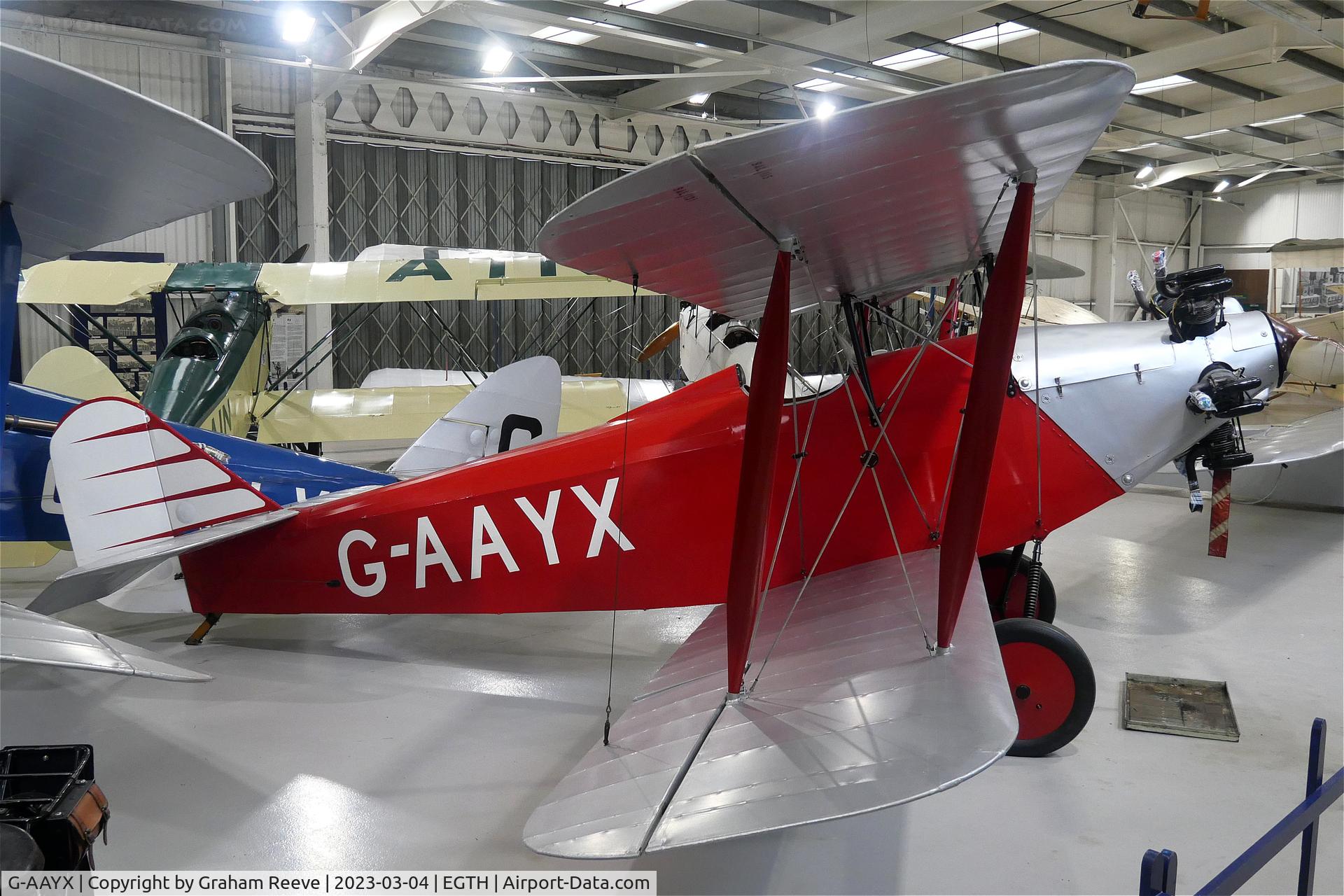 G-AAYX, 1930 Southern Martlet C/N 202, On display at the Shuttleworth Collection, Old Warden.