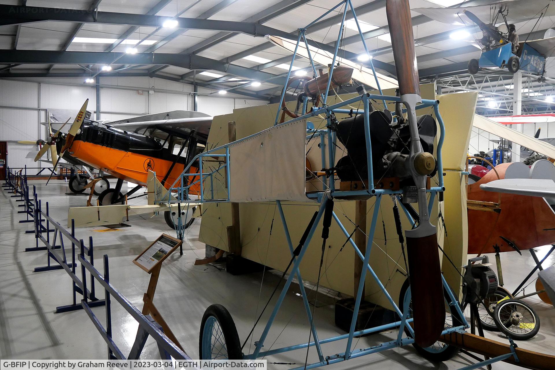 G-BFIP, Wallbro Monoplane Replica C/N WA-1, On display at the Shuttleworth Collection, Old Warden.