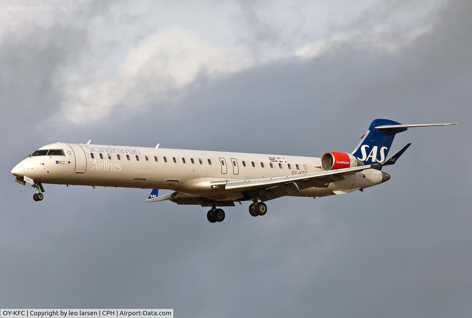 OY-KFC, 2009 Bombardier CRJ-900 (CL-600-2D24) C/N 15218, Copenhagen 4.11.2014