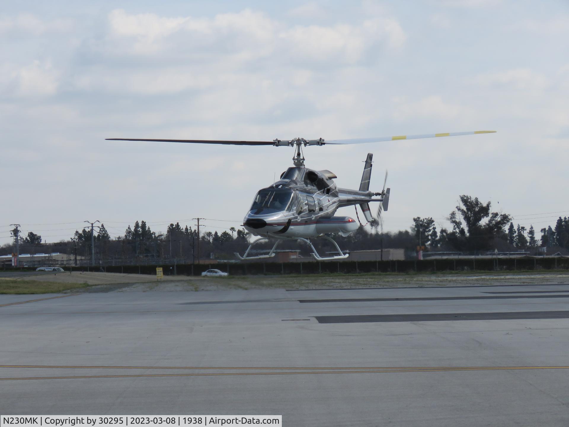 N230MK, 1995 Bell 230 C/N 23035, Taking off