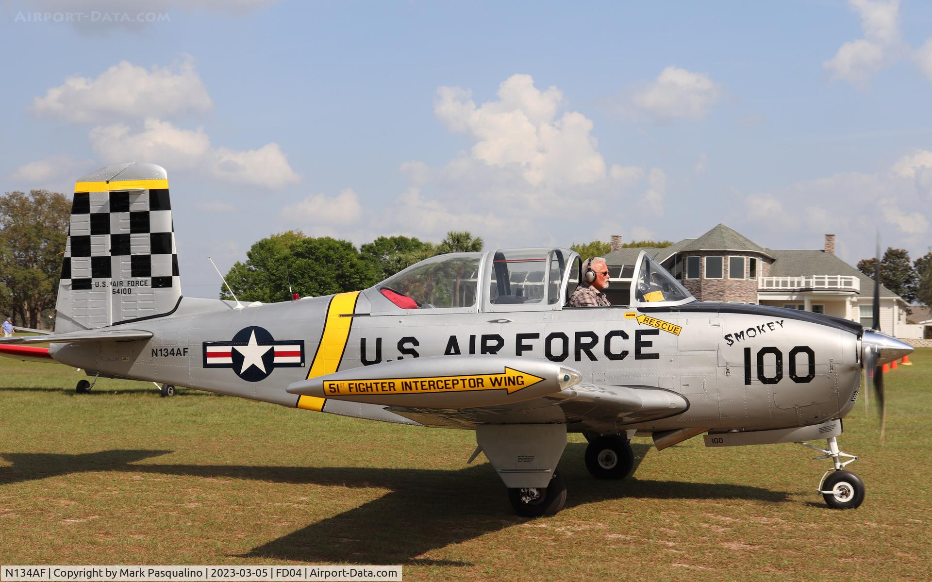 N134AF, 1953 Beech T-34A (A45) Mentor Mentor C/N G-100, Beech T-34A