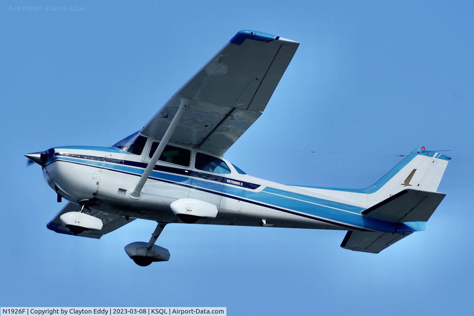 N1926F, 1979 Cessna 172N Skyhawk II C/N 17273017, San Carlos in California 2023.