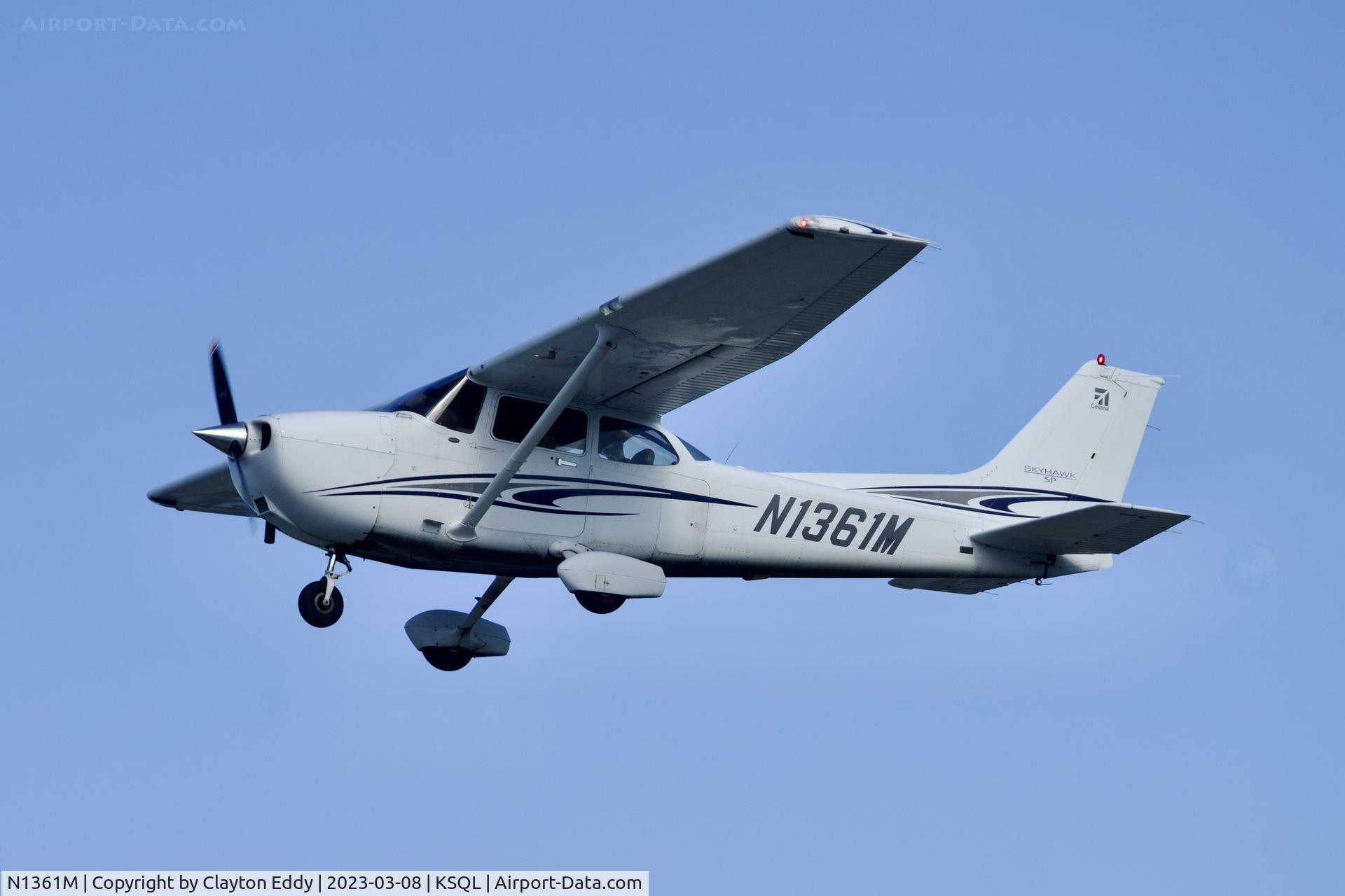N1361M, 2005 Cessna 172S Skyhawk SP C/N 172S9842, San Carlos Airport in California 2023.