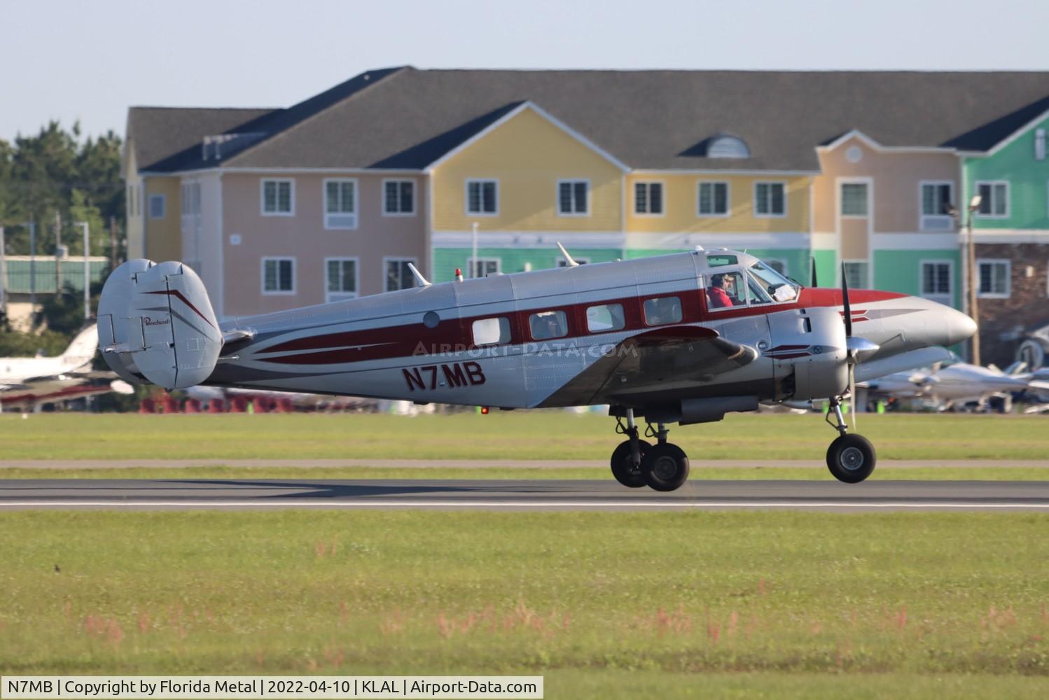 N7MB, 1959 Beech E18S C/N BA-448, Beech 18 zx